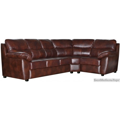 Угловой комбинированный диван "Плаза" 3мL/R.90.1R/L