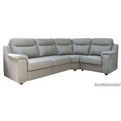 Угловой тканевый диван "Люксор"  3мL/R.90.1R/L