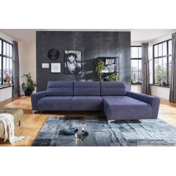 Угловой тканевый диван "Корк" 2мL/R6мR/L