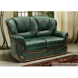 Двухместный кожаный диван "Изабель 2"