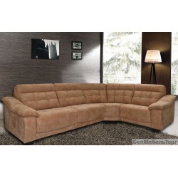 Угловой тканевый диван "Мирано" 3мL/R.90.1R/L