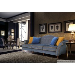 Четырехместный тканевый диван "Лион" 4М