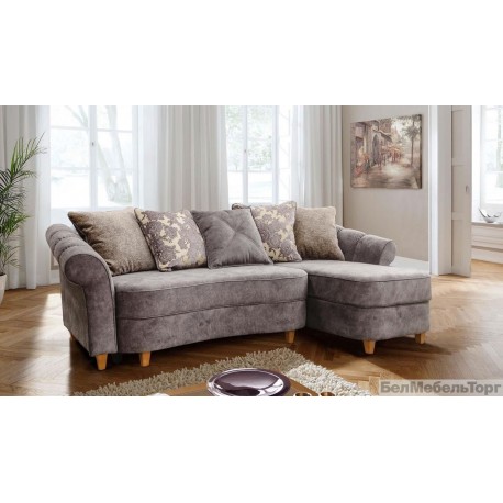 Угловой тканевый диван "Мадейра" 2ML/R6MR/L